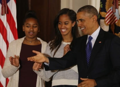 President Obama Pardons National Thanksgiving Turkey At Annual Ceremony
