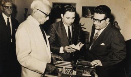 CAB con Carlos Tunnermann Bernheim y Edgardo Buitrago